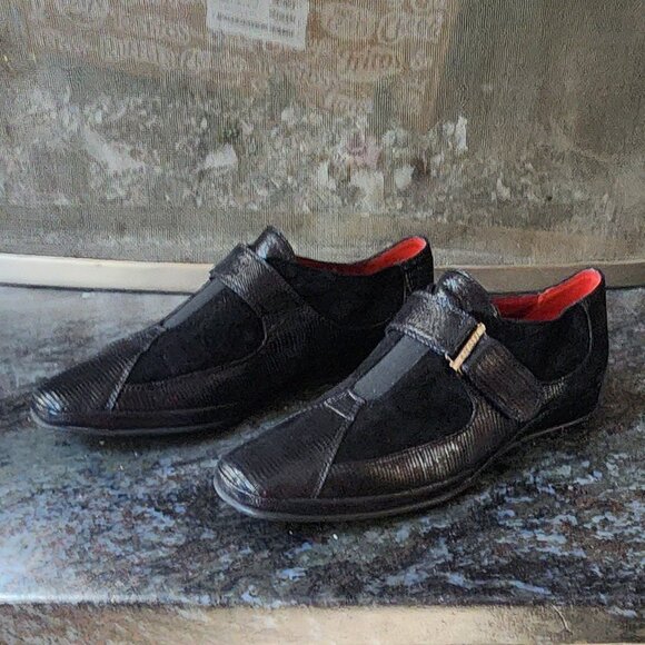 Amalfi By Rangoni Egadi Monk Strap Moccasin Shoes Size 10 - Picture 7 of 16